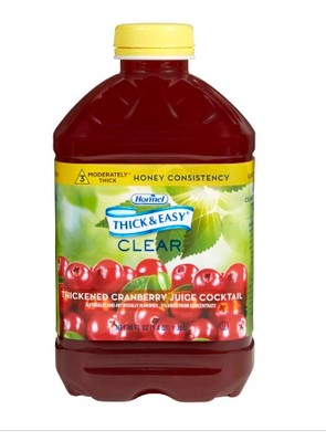 Thick & Easy® Clear Honey Consistency Cranberry Thickened Beverage