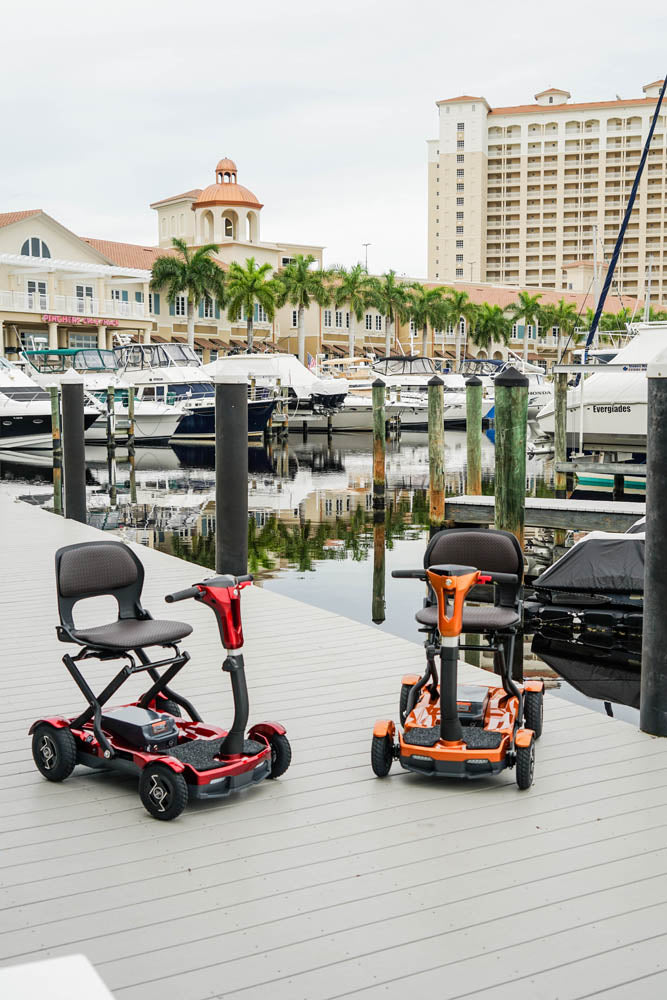 EV Rider TeQno Automatic Folding 4-Wheel Mobility Scooter