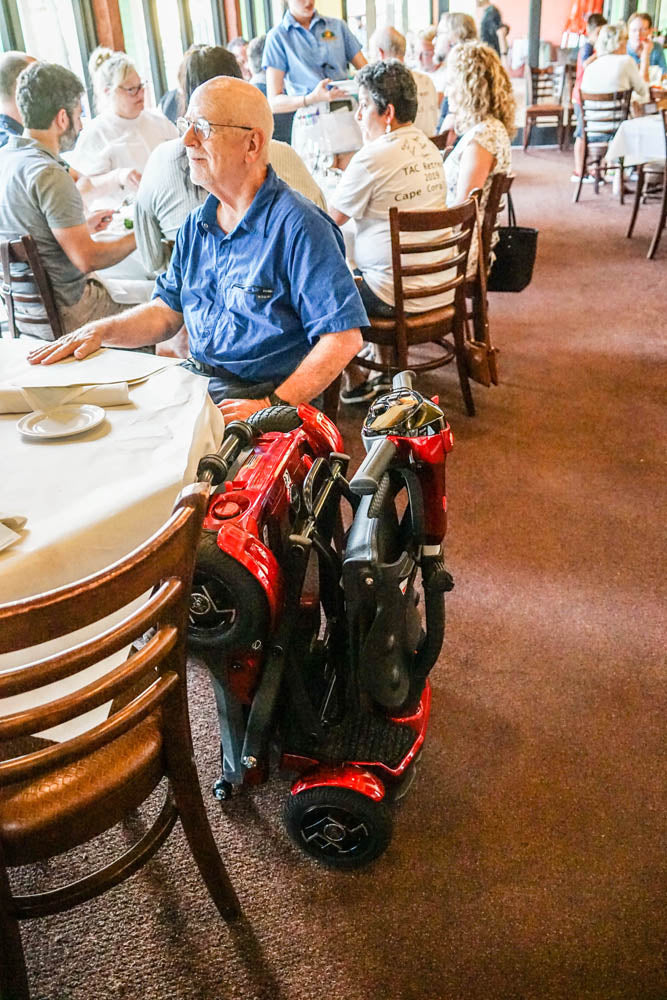 EV Rider TeQno Automatic Folding 4-Wheel Mobility Scooter