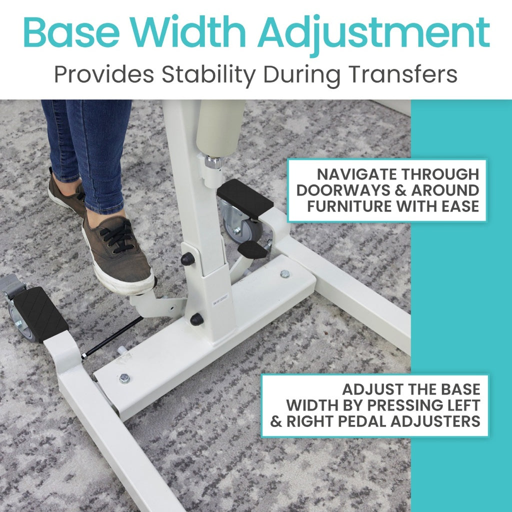 Vive Hydraulic Patient Lift With Sling 400 lbs