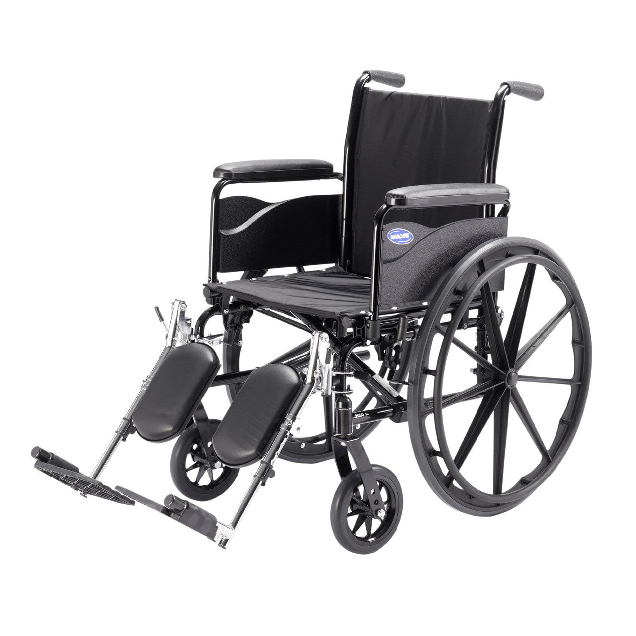 Invacare 9000 SL Wheelchair, Fixed Height Space Saver Desk Arms, 18"x16"