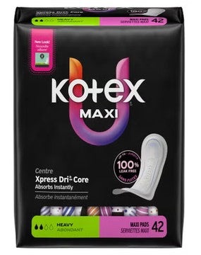 U by Kotex® Security® Maxi Pad, Heavy Absorbency