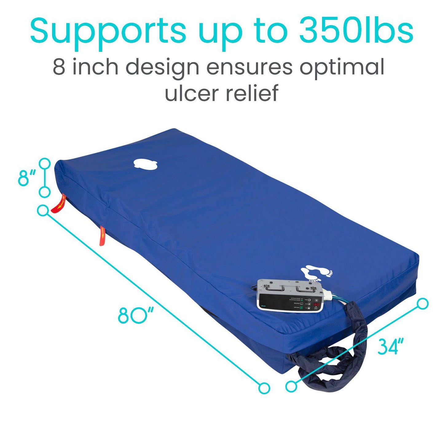Low Air Loss Alternating Pressure Mattress 8"
