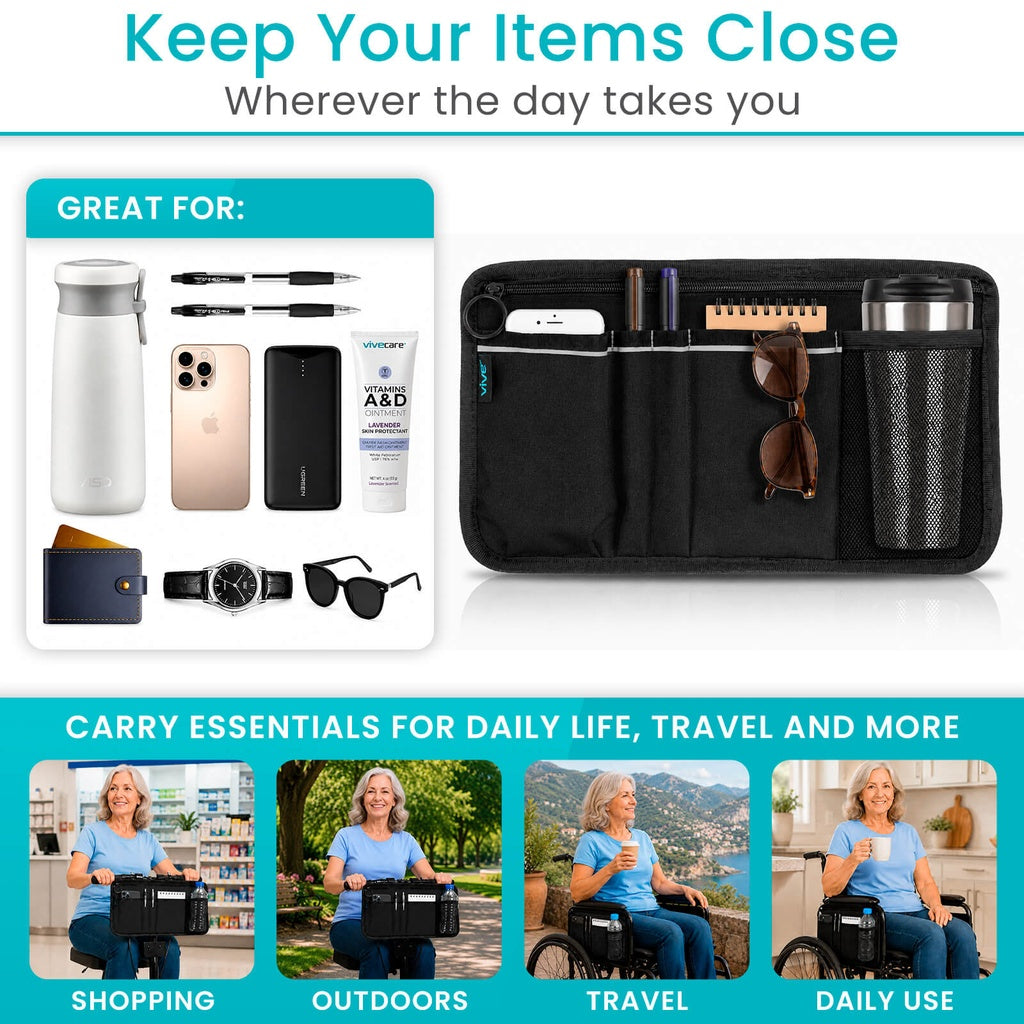 Vive Health Mobility Side Bag Open