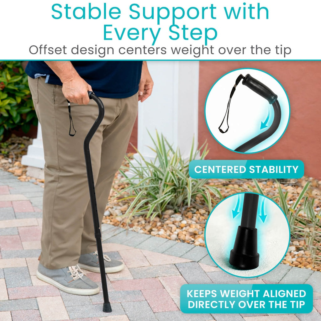 Vive Offset Bariatric Cane