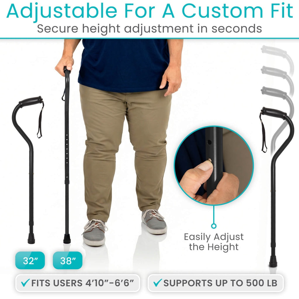 Vive Offset Bariatric Cane