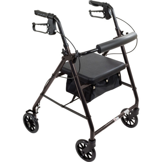 ProBasics Aluminum Rollator 6" Wheels 300 lbs