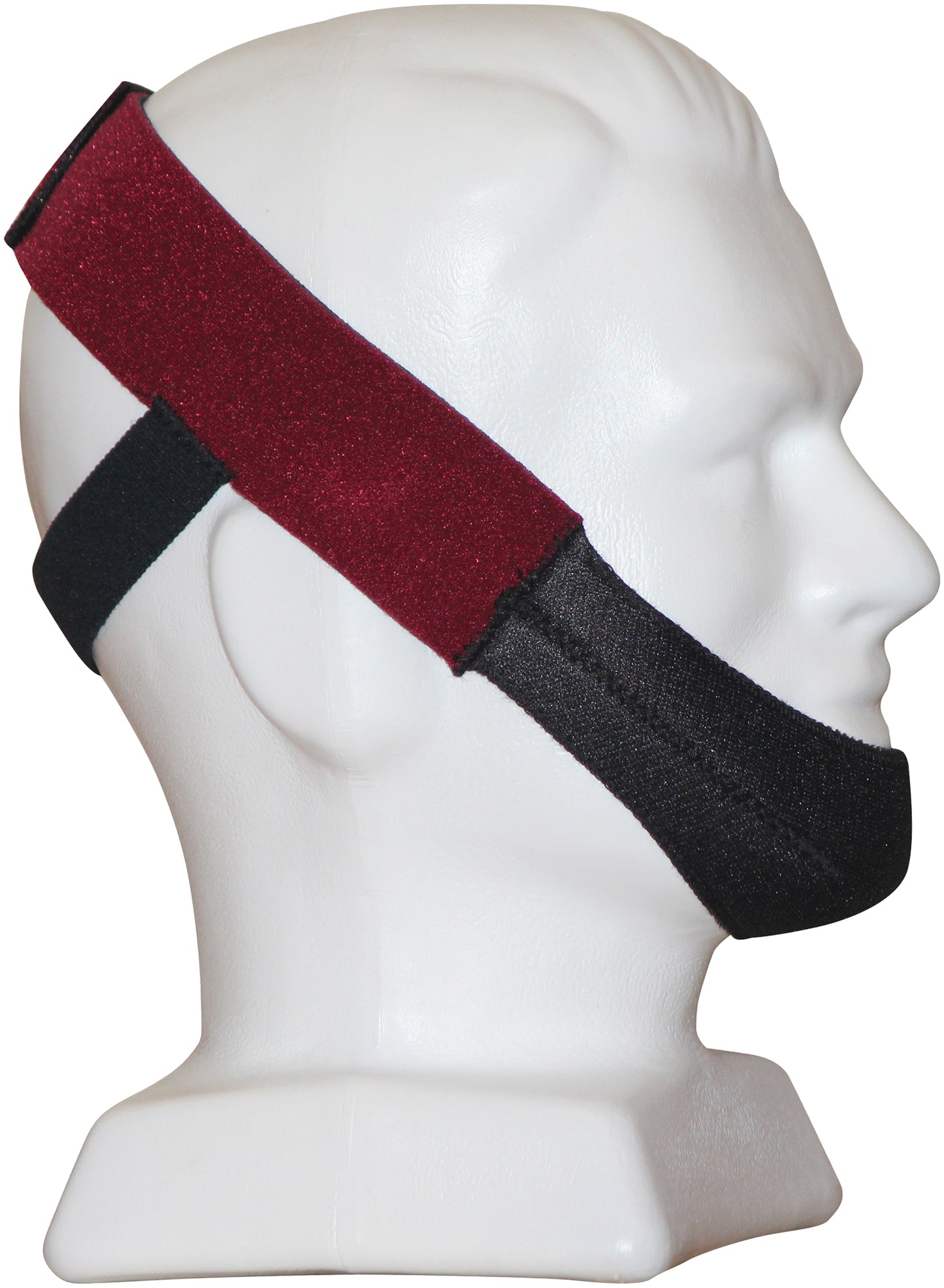 Premium Chin Strap, ruby red