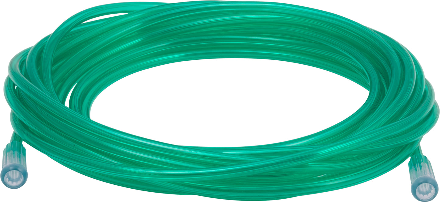 Oxygen Tubing with 2 Standard Connectors (6MM), 25' (7.6 M)