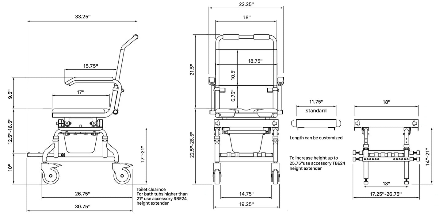 ShowerBuddy SB2 TubBuddy