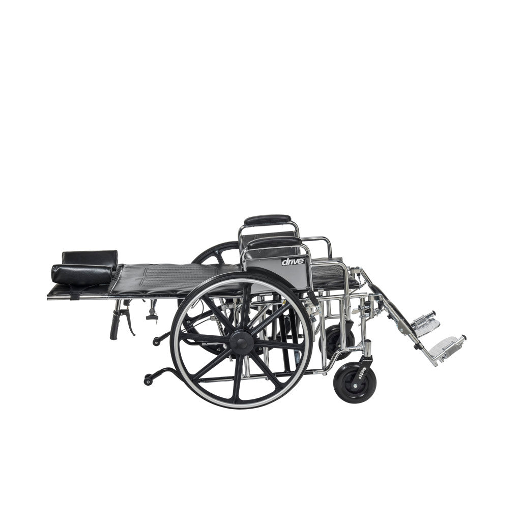 Drive Medical Sentra Full Reclining Wheelchair 450 lbs