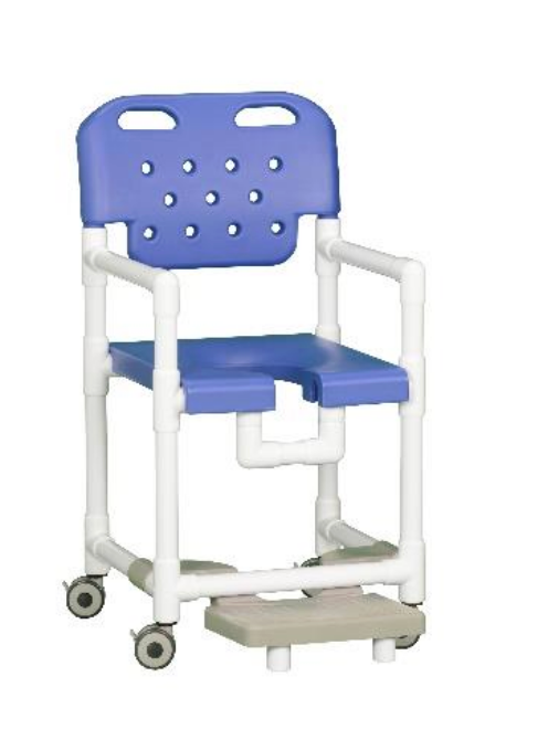 Elite Shower Chair with Slideout Footrest