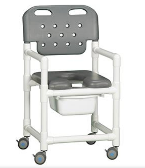 Select Line Shower Chair Commode w/New Backrest