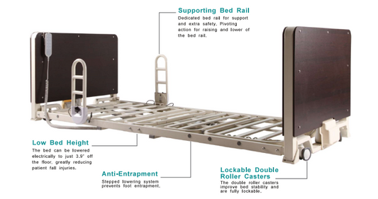Costcare Compact Extra Low LTC Bed