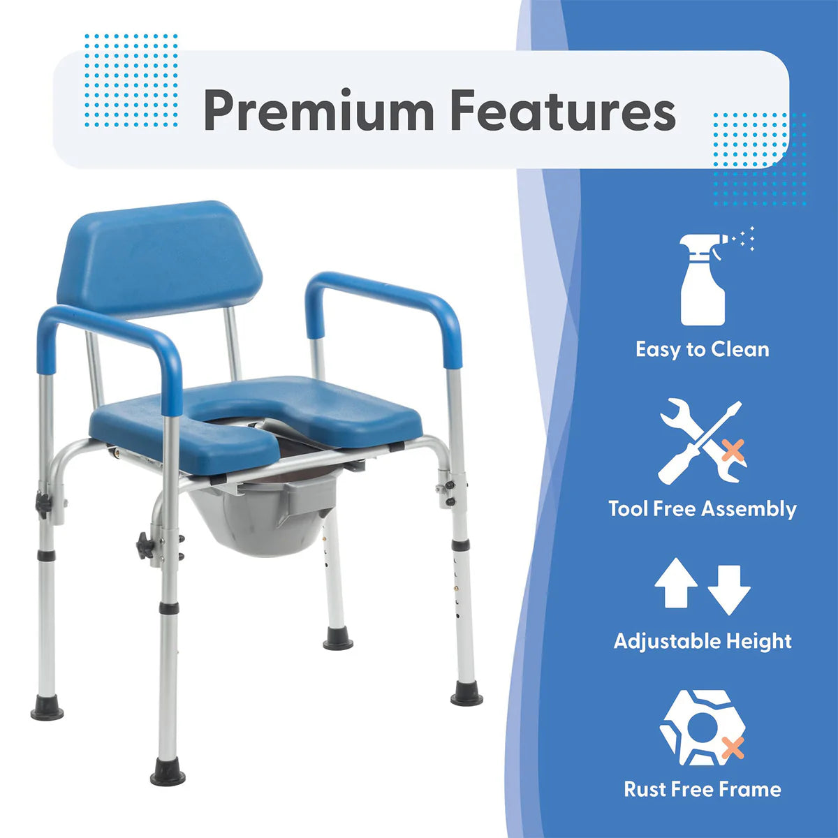 Journey SoftSecure 3-in-1 Commode Chair