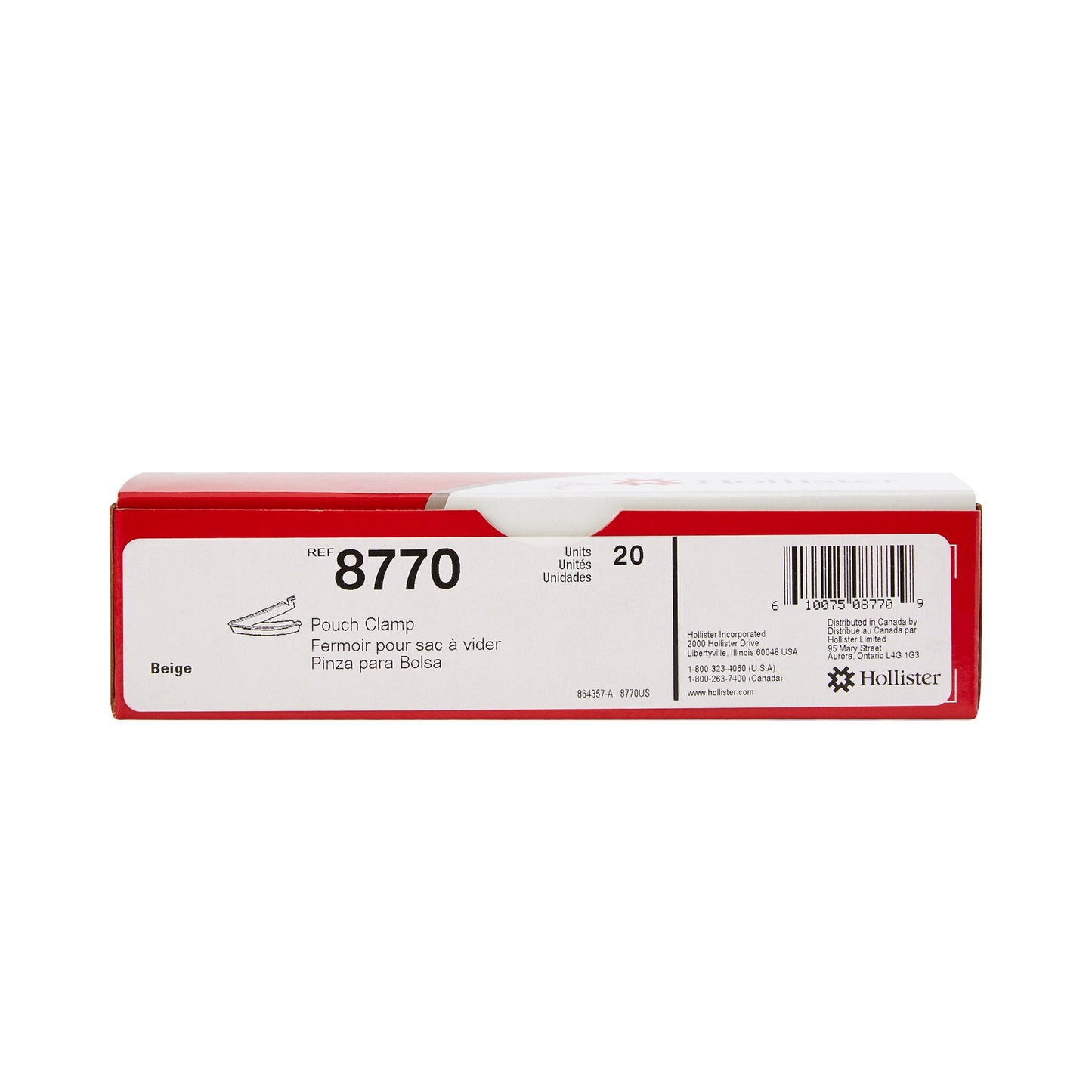 CLAMP, OSTOMY POUCH DRAIN BGE (20/BX)