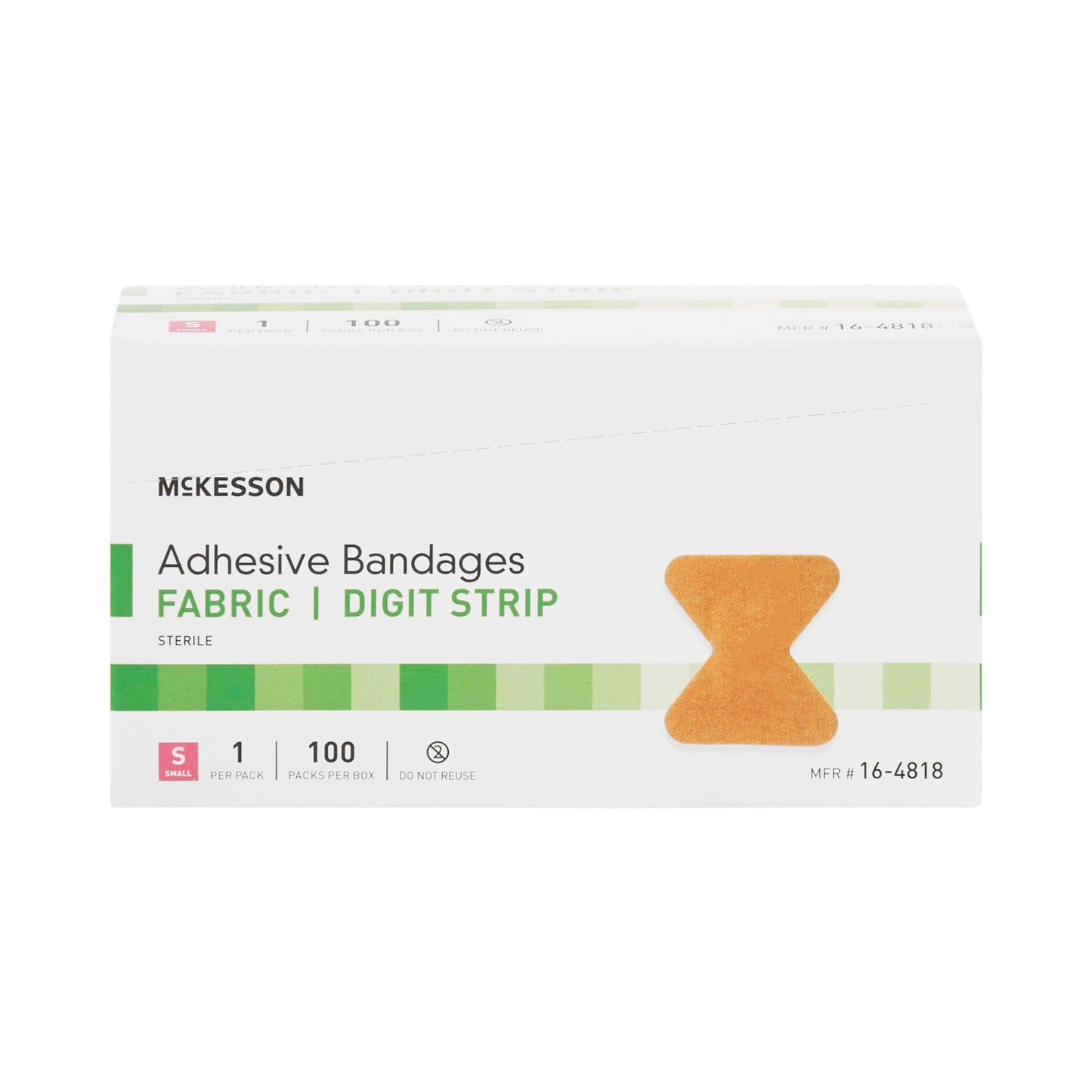 BANDAGE, ADHSV FABR DIGIT SM (100/BX 24BX/CS)