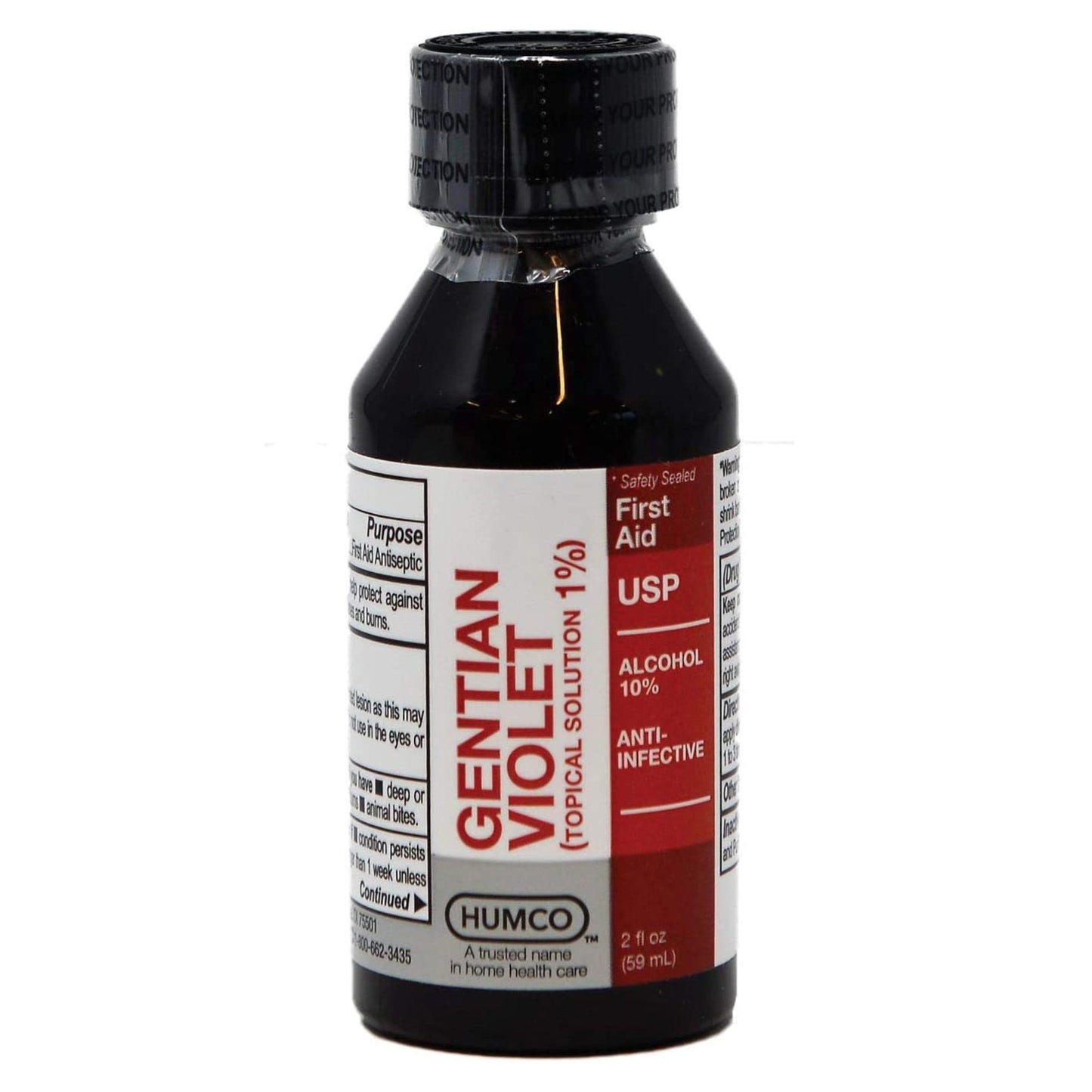 Humco Gentian Violet First Aid Antibiotic, 2-ounce Bottle