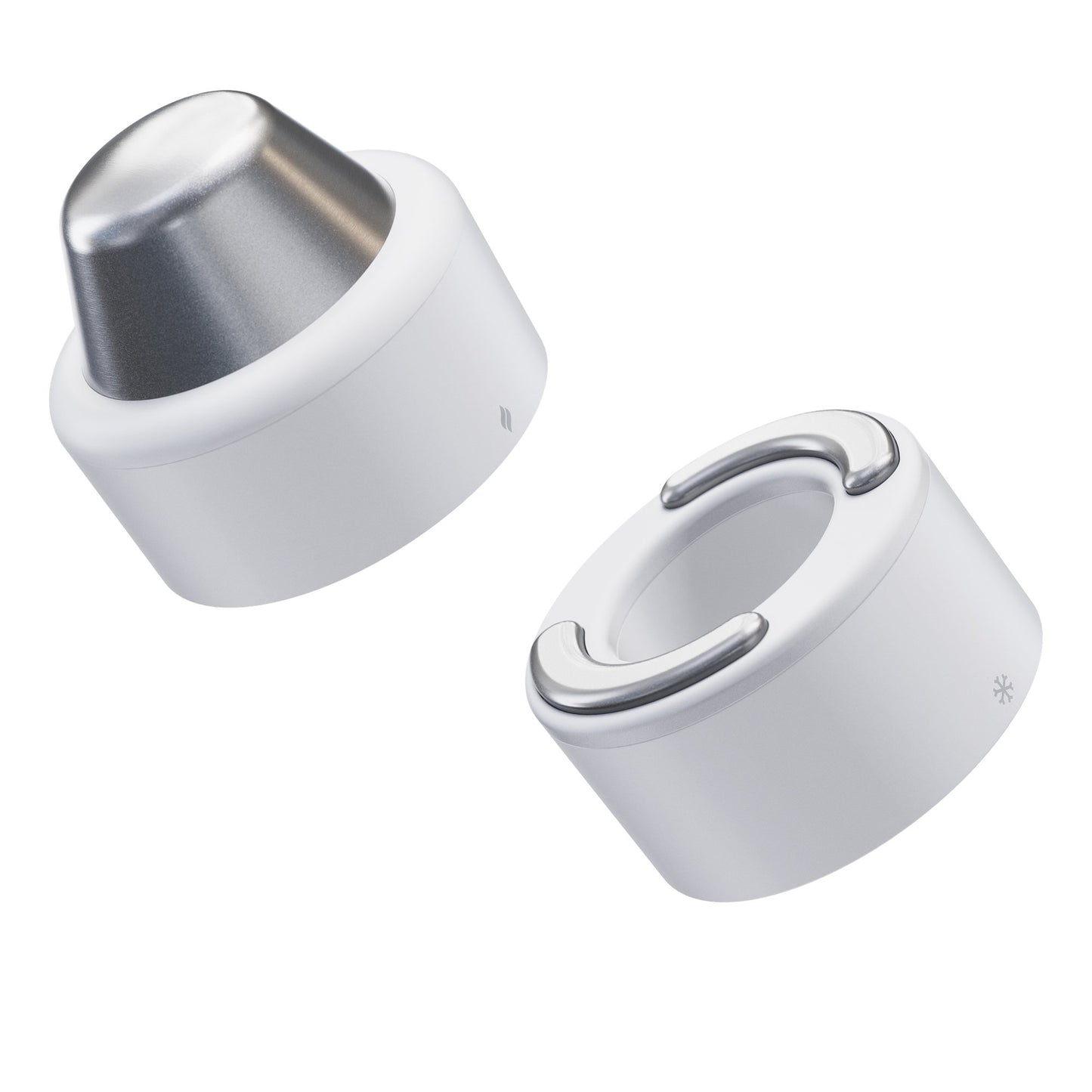 Therabody TheraFace Pro Hot and Cold Therapy Rings, White