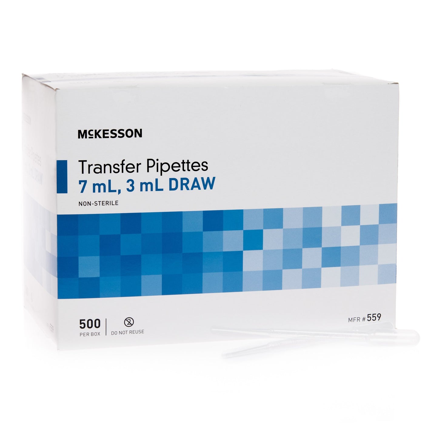 PIPETTE, TRANS 3ML DRAW 7.0ML (500/BX 10BX/CS)