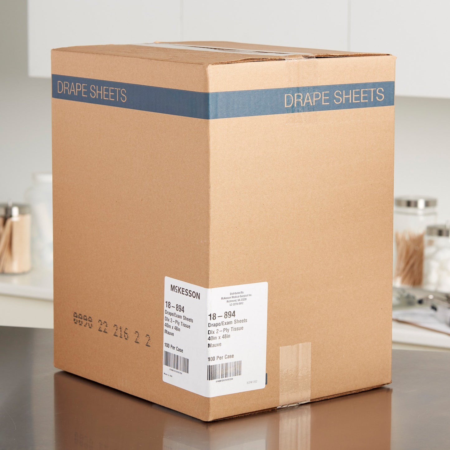 SHEET, DRAPE 2PLY MAUVE 40X48 (100/CS)