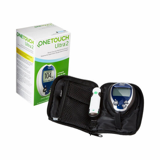 Blood Glucose Meter OneTouch Ultra 2 5 Second Results Stores up to 500 Results No Coding Required
