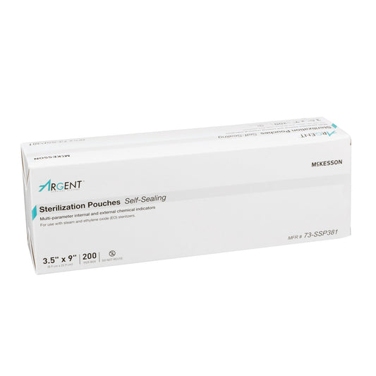 McKesson Argent® Sure-Check® Sterilization Pouch, 3.5 x 9 Inch