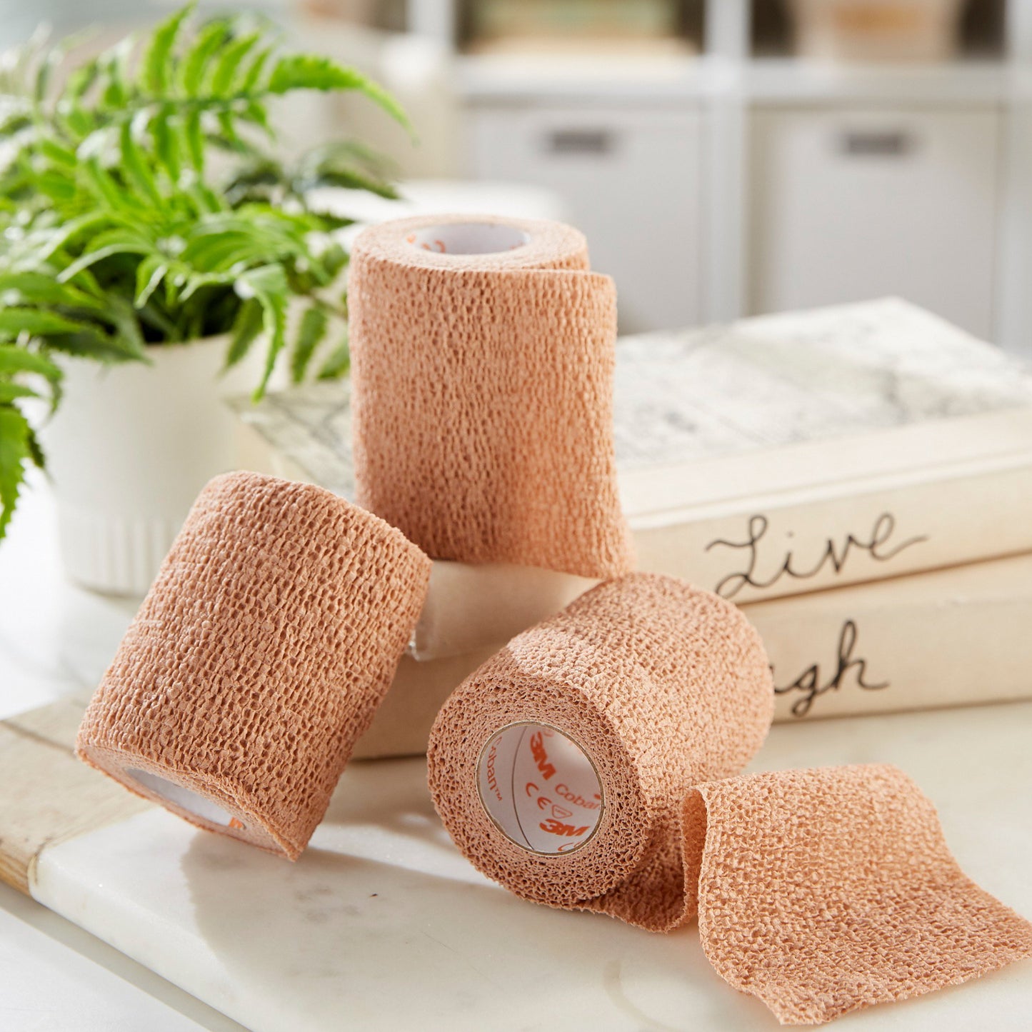 BANDAGE, COBAN ELAS TAN 3"X5YDS (24RL/CS) 3M