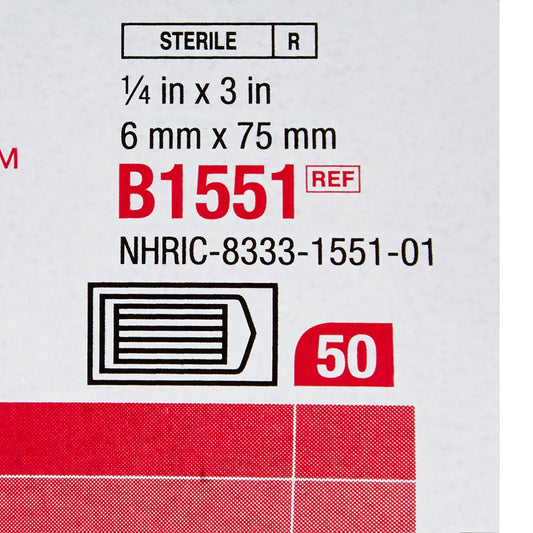 CLOSURE, STERI-STRIP SKIN TONE1/4"X3" 3S (50/BX) 3M