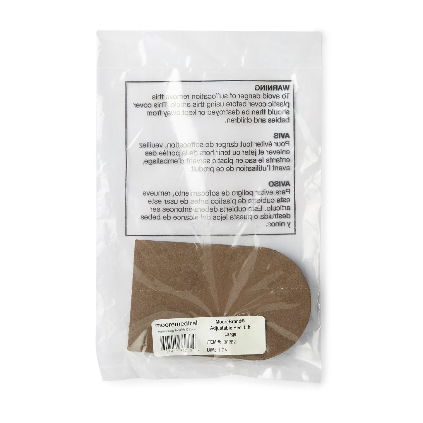 HEEL LIFT, INSOLE ADJ LG (24/CS)