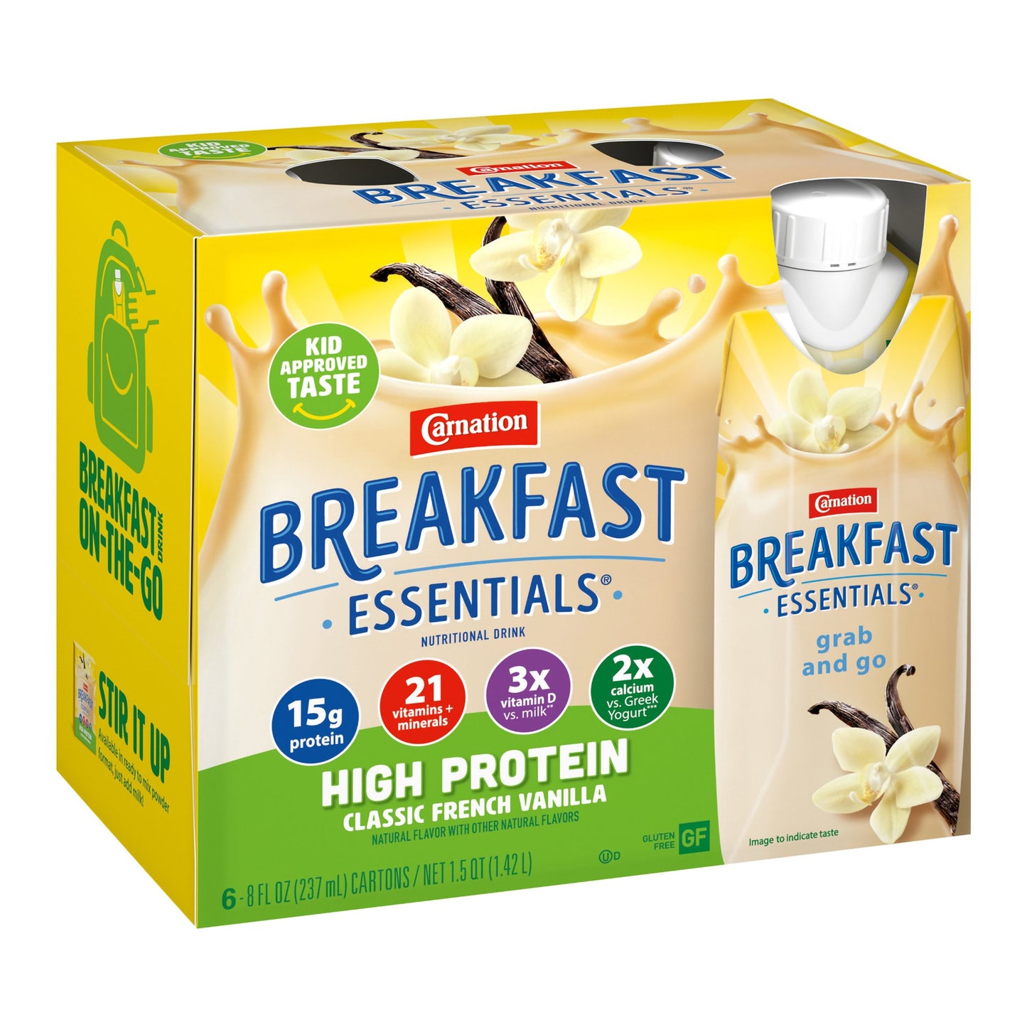 Carnation Breakfast Essentials® High Protein Vanilla Nutritional Drink, 8 ounces