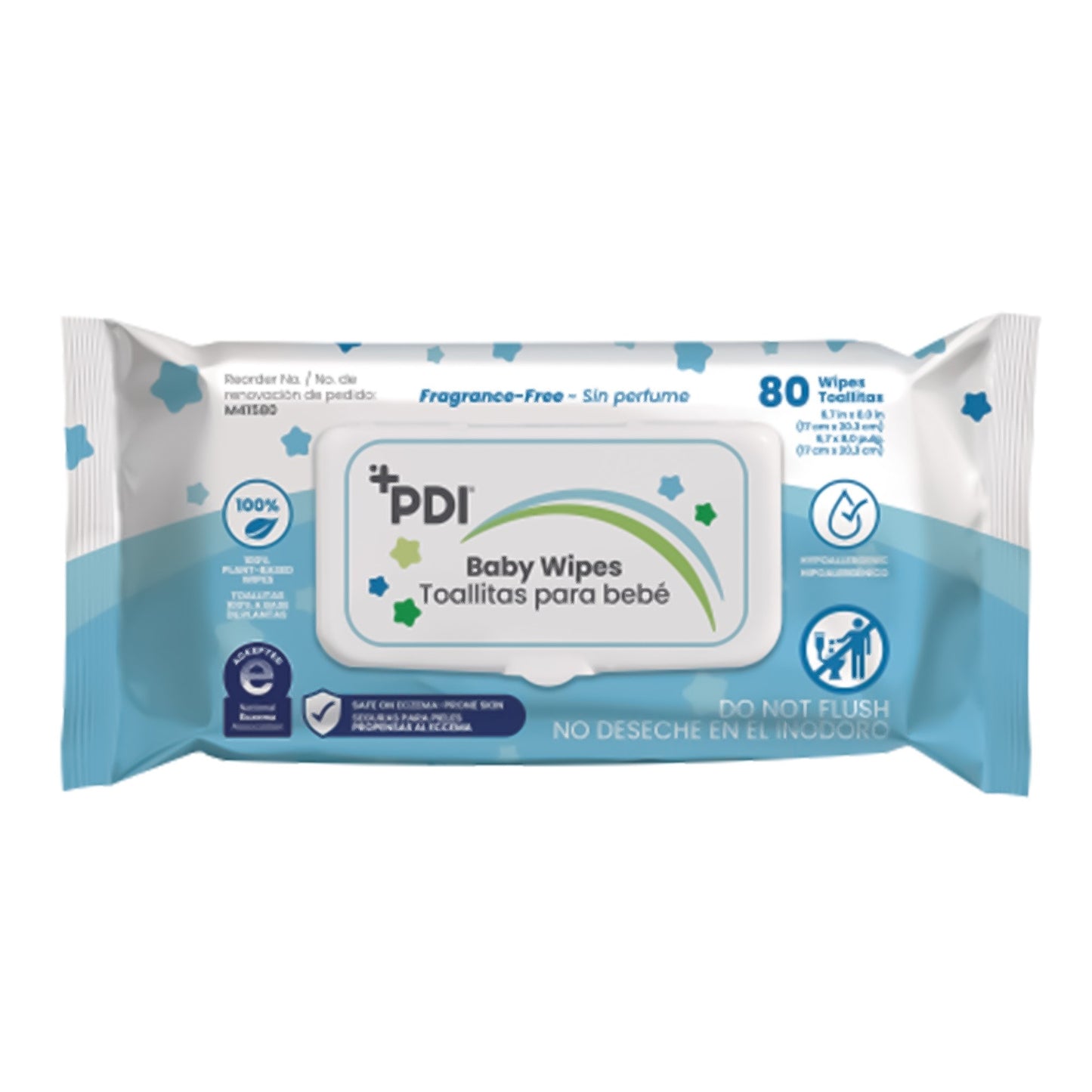 WIPE, BABY PDI UNSCENTED (80/PK 12PK/CS)