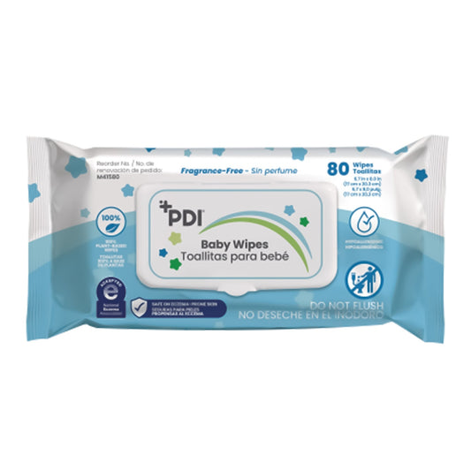WIPE, BABY PDI UNSCENTED (80/PK 12PK/CS)