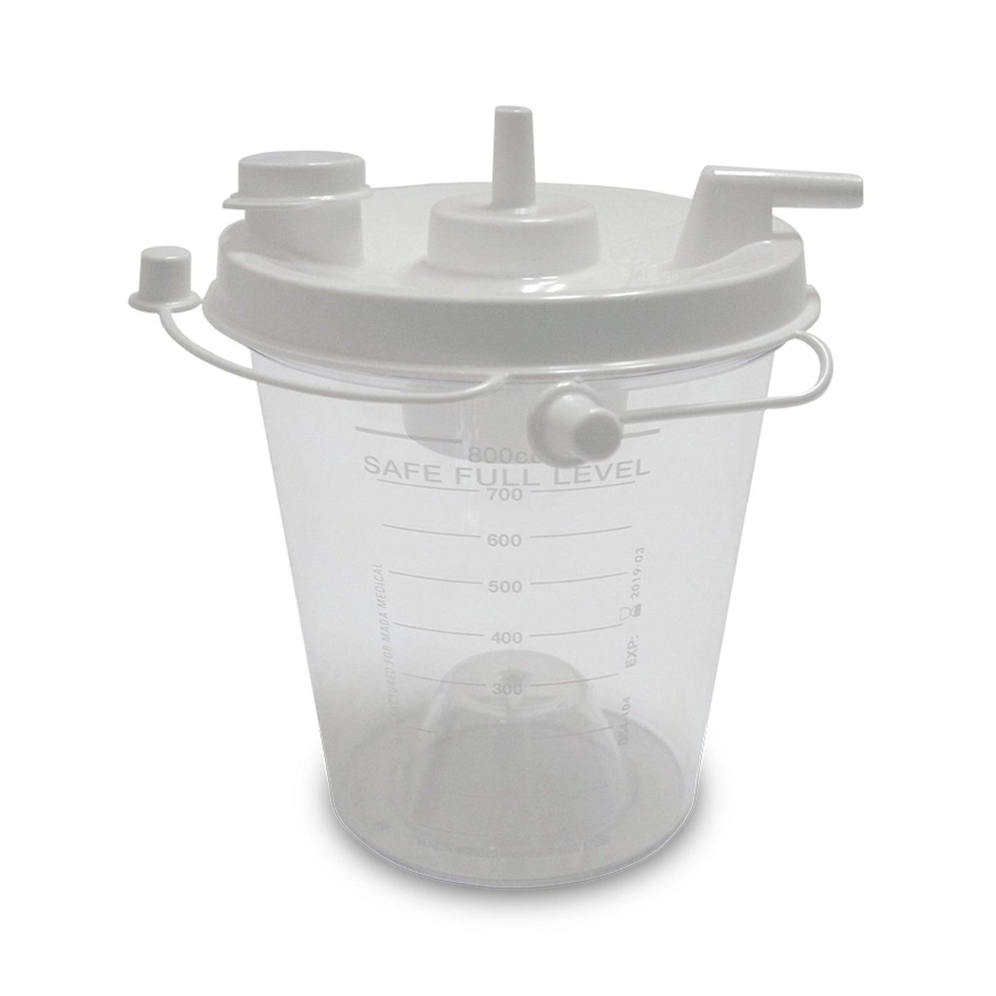 Suction Collection Bottle for use w/ Mada models 172, 172BS, 172OS, 178, 800 mL