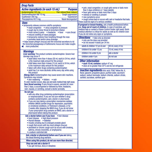 DayQuil Severe Cold & Flu Liquid