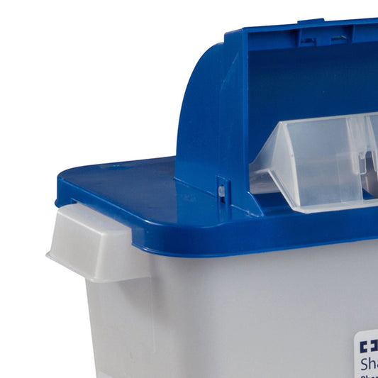 PharmaSafety™ Pharmaceutical Waste Container, 3 Gallon, 16.5 x 13.75 x 6 Inch