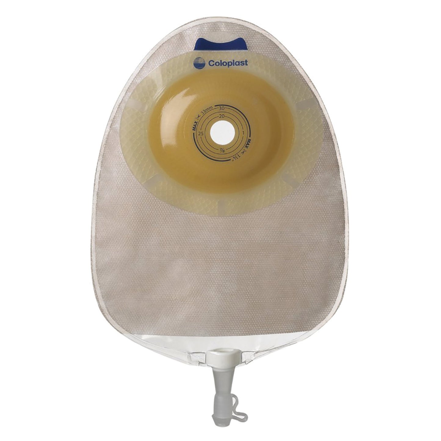 SenSura® Xpro Convex Light 1-Piece Opaque Urostomy Pouch, 22 mm Stomas