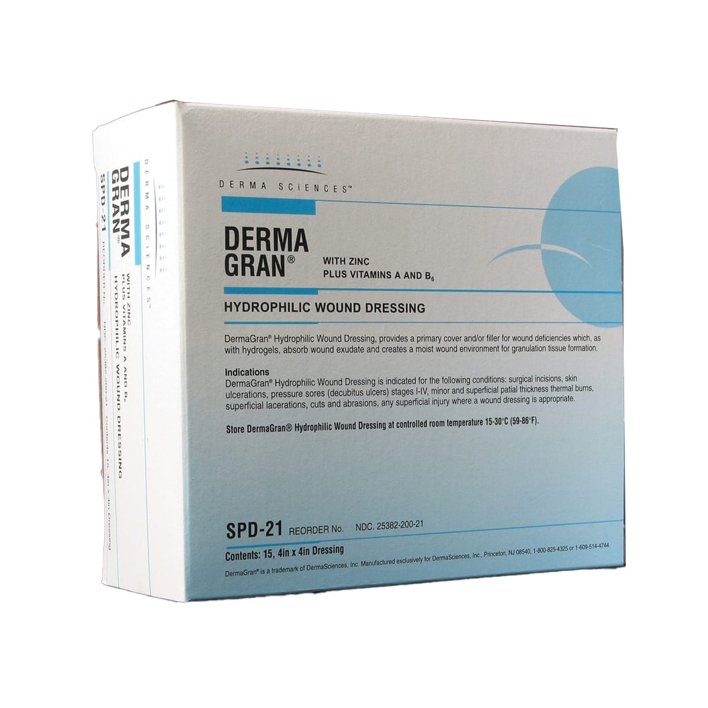 Dermagran® B Zinc Impregnated Dressing, 4 x 4 Inch