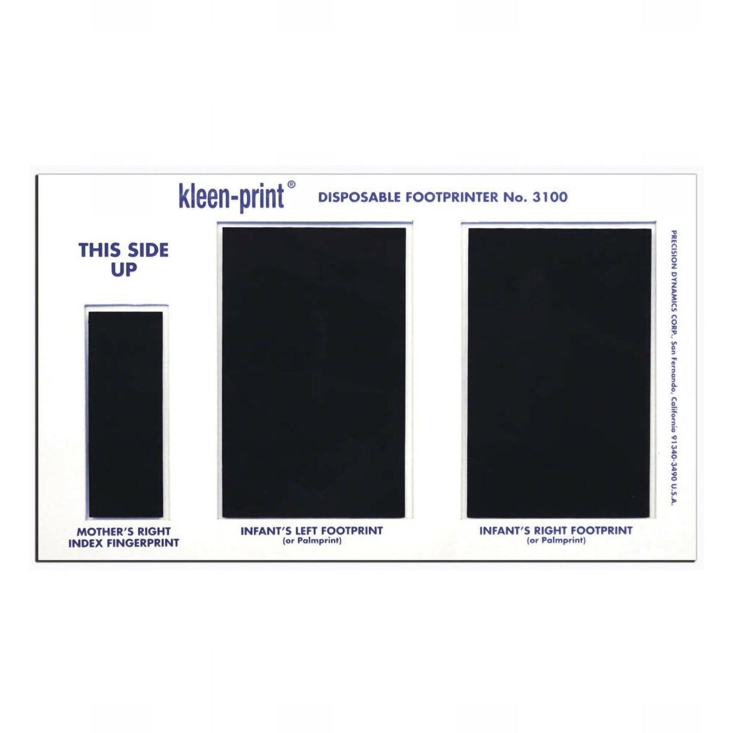 Kleen-Print® Footprinter and Thumb Pad
