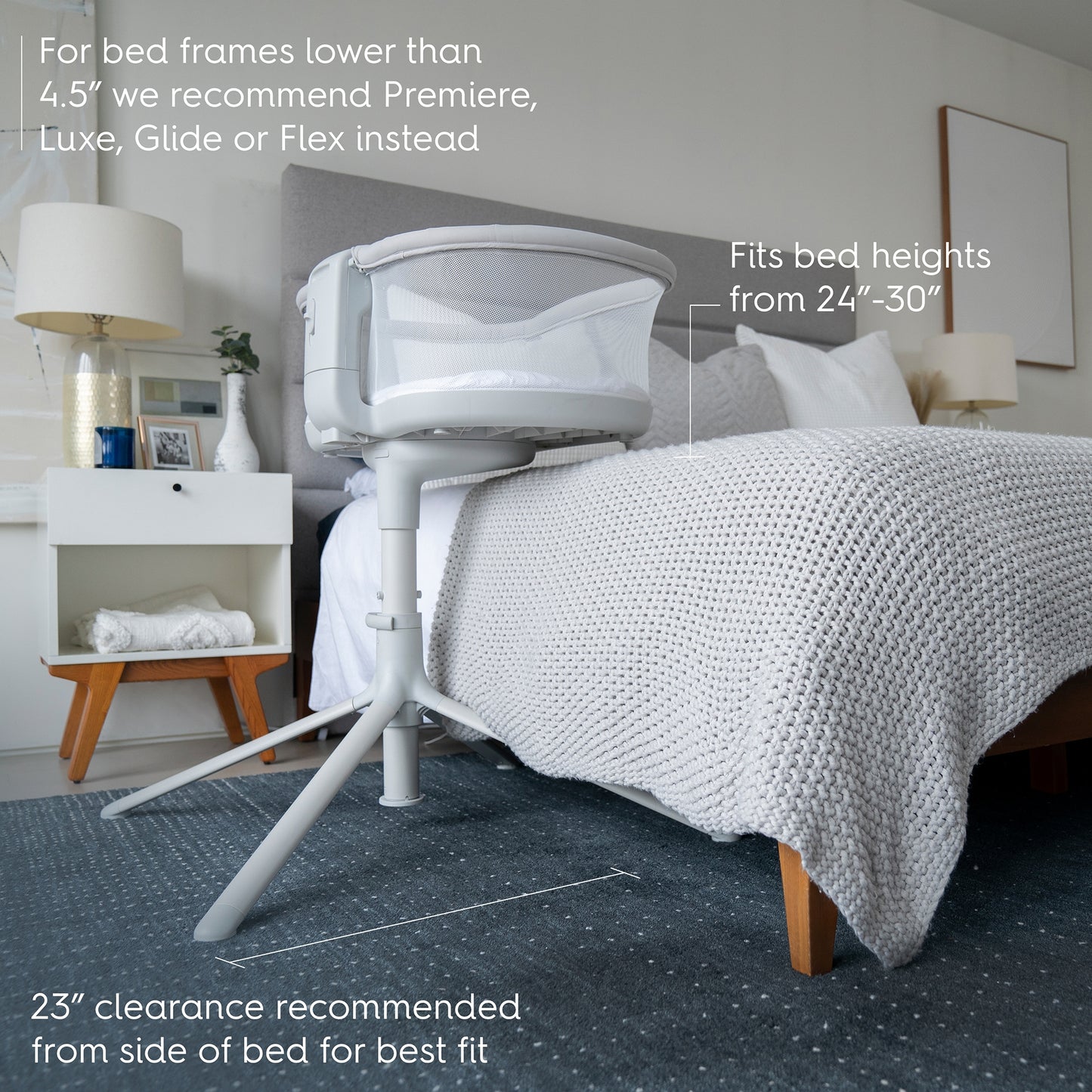 BASSINET, SWIVEL SLEEPER 3.0 DETACHABLE GRY