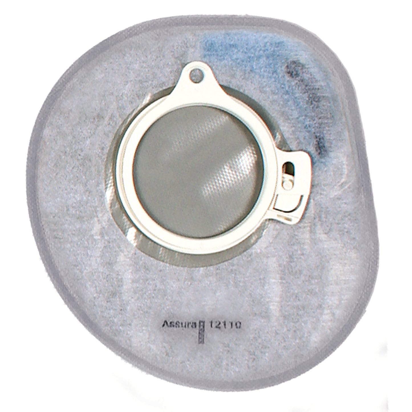 Assura® 2-Piece Closed End Opaque Ostomy Pouch, Blue Match