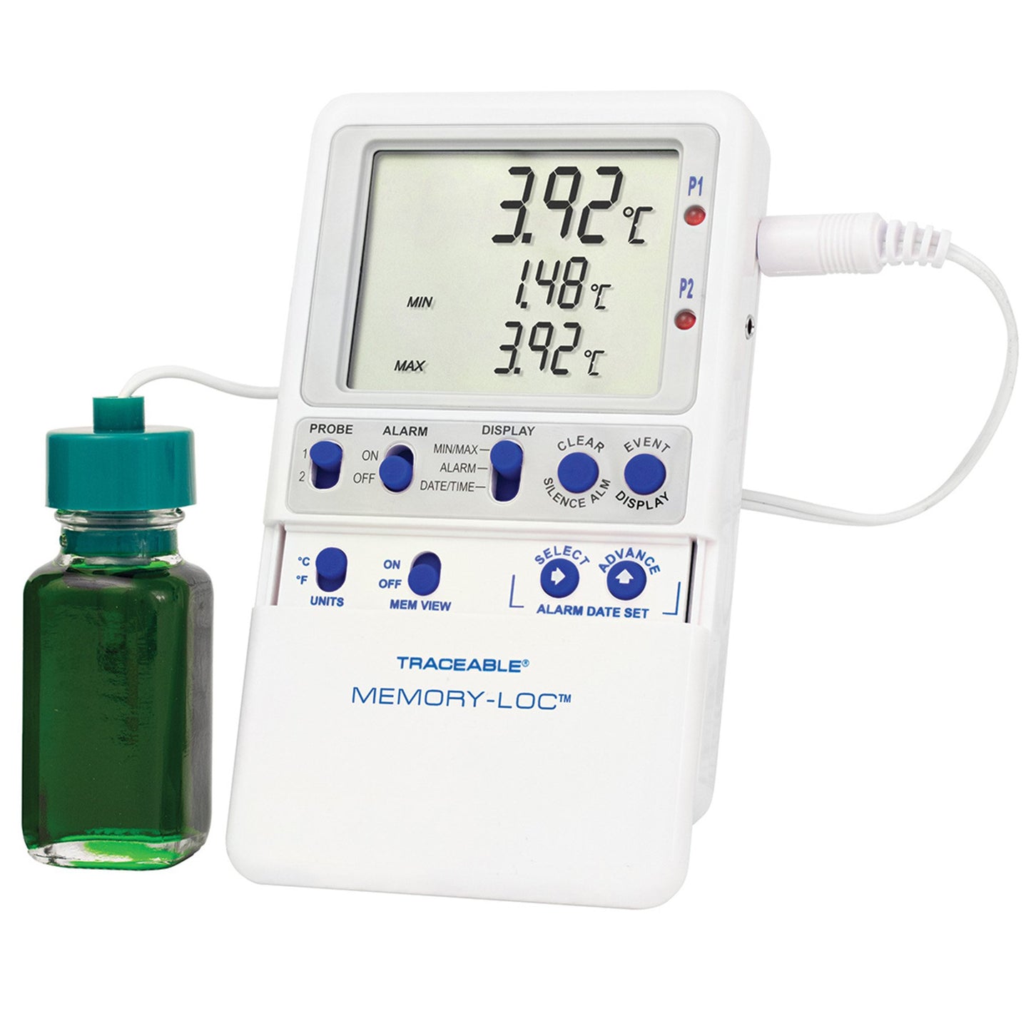 THERMOMETER TRACEABLE DIG HI/LO ALARMS TIME/DATE STAMPS