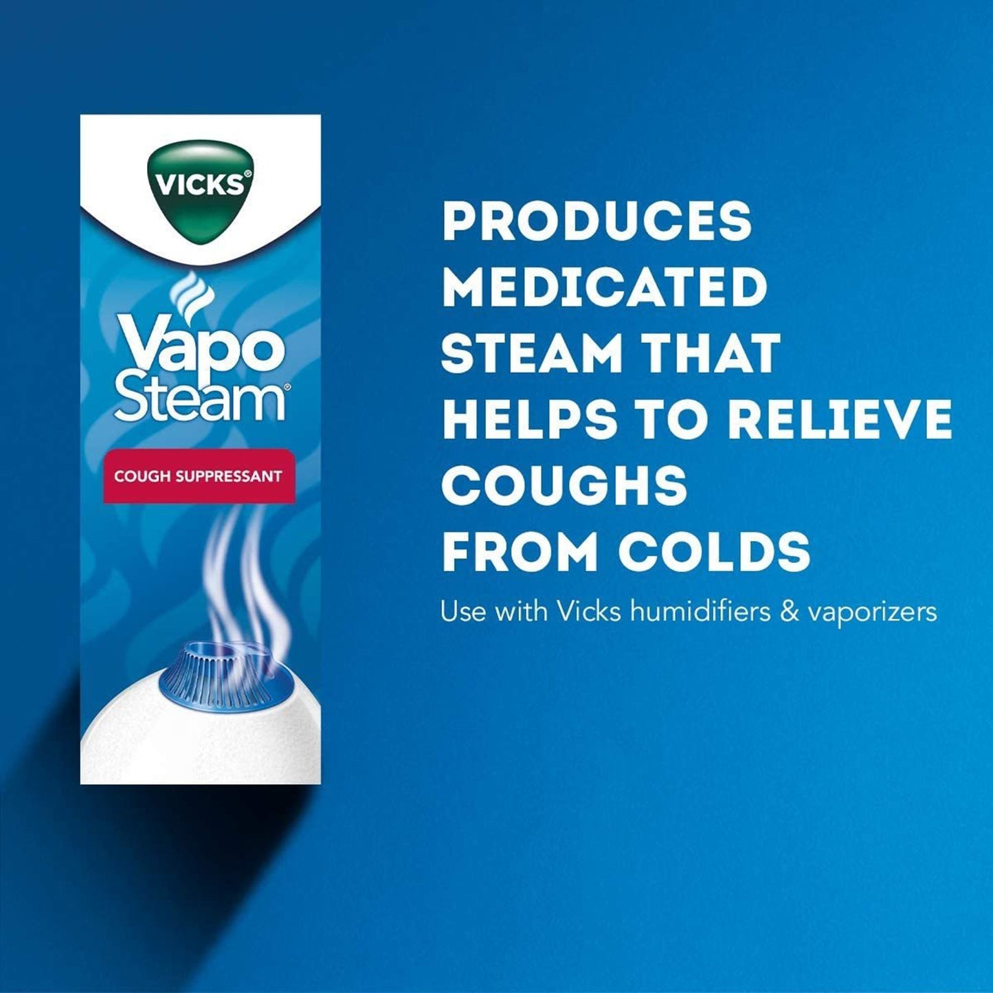 VAPOSTEAM, INH F/VAPORIZERS VICKS 8OZ