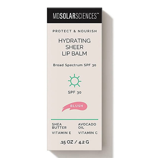 BALM, LIP SPF 30 HYDRATING SHEER BLUSH 0.15OZ (6/PK 8PK/CS)
