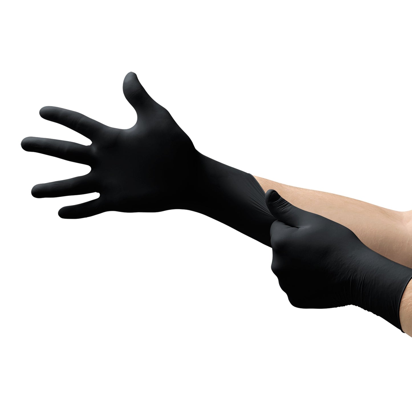 GLOVE, EXAM NTRL LG N/S BLK (100/BX 10BX/CS)