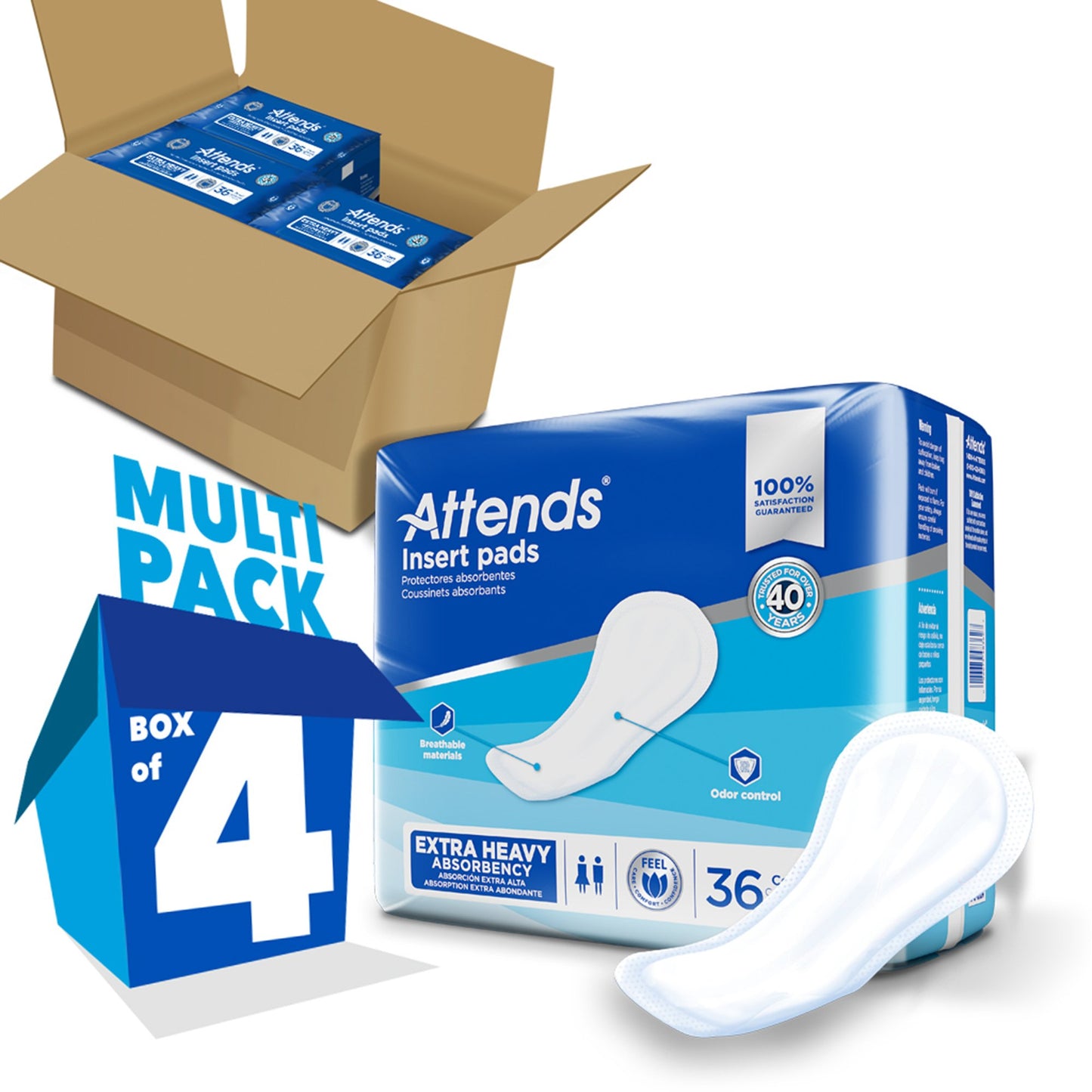 Attends® Insert Pad Incontinence Liner