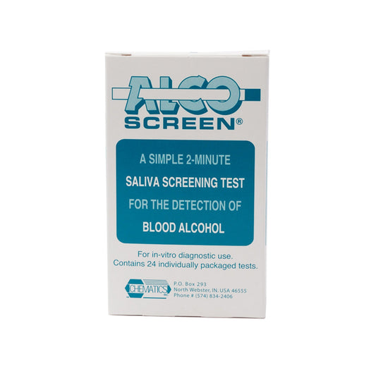 ALCOHOL SCREEN CHEMA 24/BX 12BX/CS INSTCH