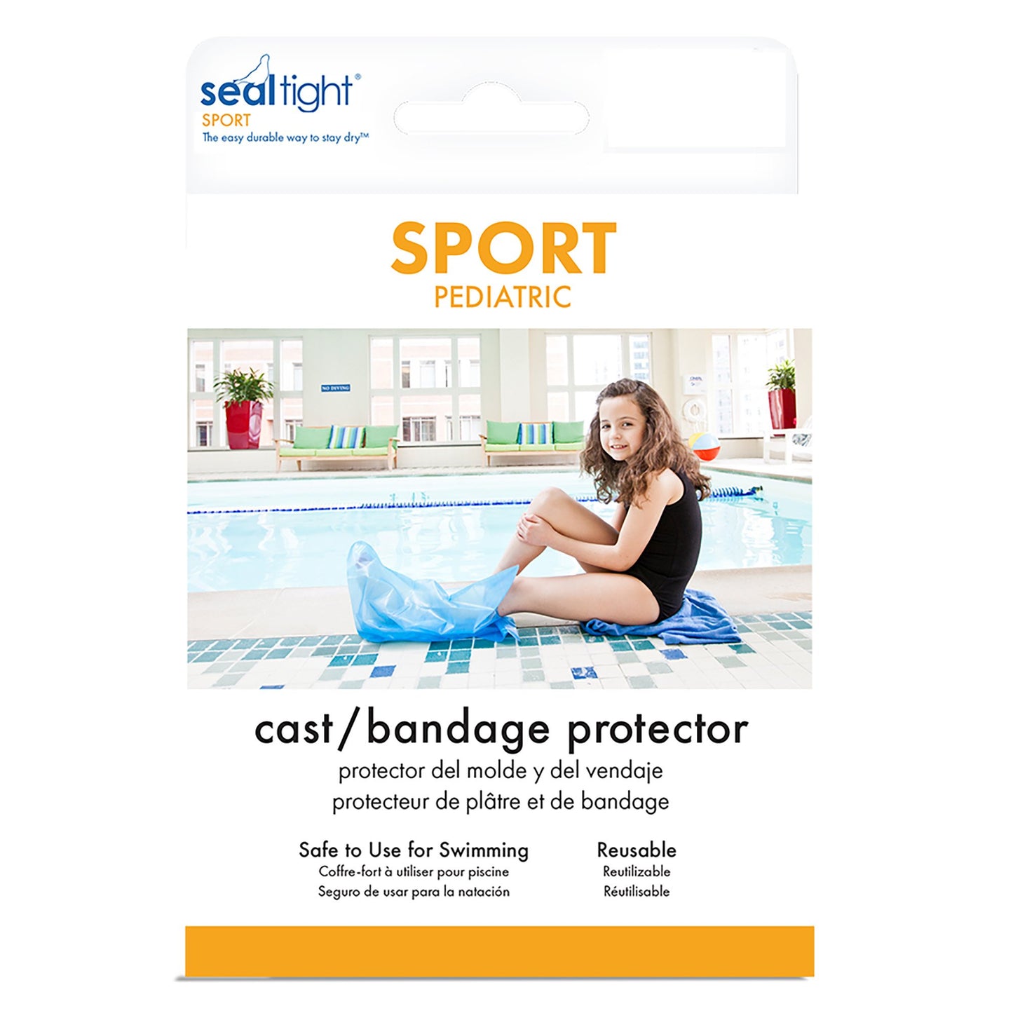 Seal-Tight® Sport Cast Cover for Leg, Pediatric, 28-Inch Length