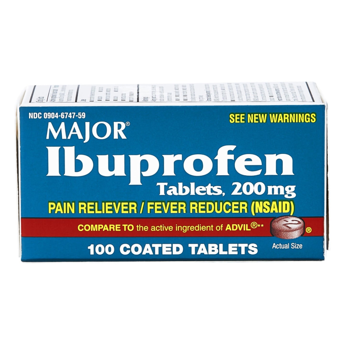 IBUPROFEN, TAB 200MG (100/BT)