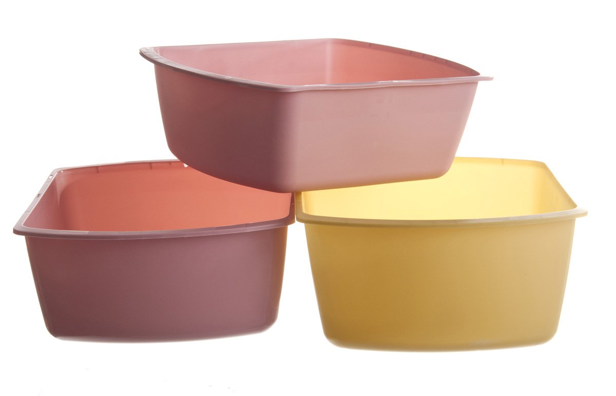 BASIN, WASH RECTGL 6QT MVE (50/CS)